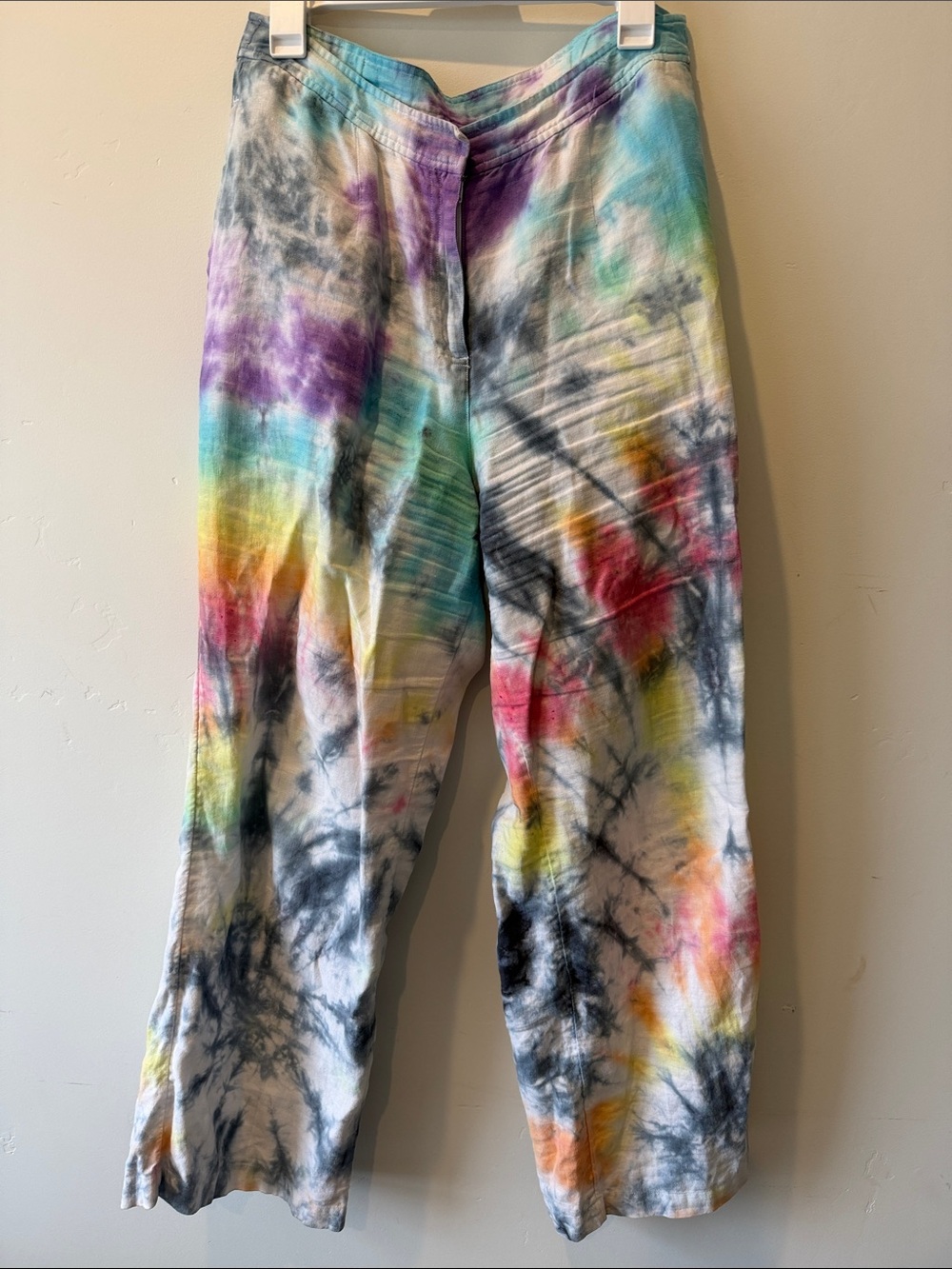 J. Jill Multicolor Tie-Dye Wide Leg Pants